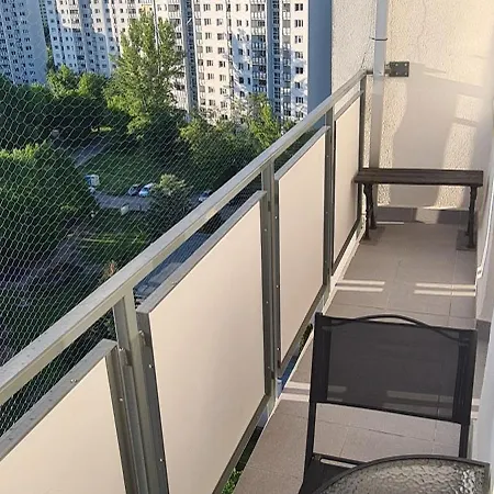 Metro 10 Min To The Beautiful View Apartment Warsaw